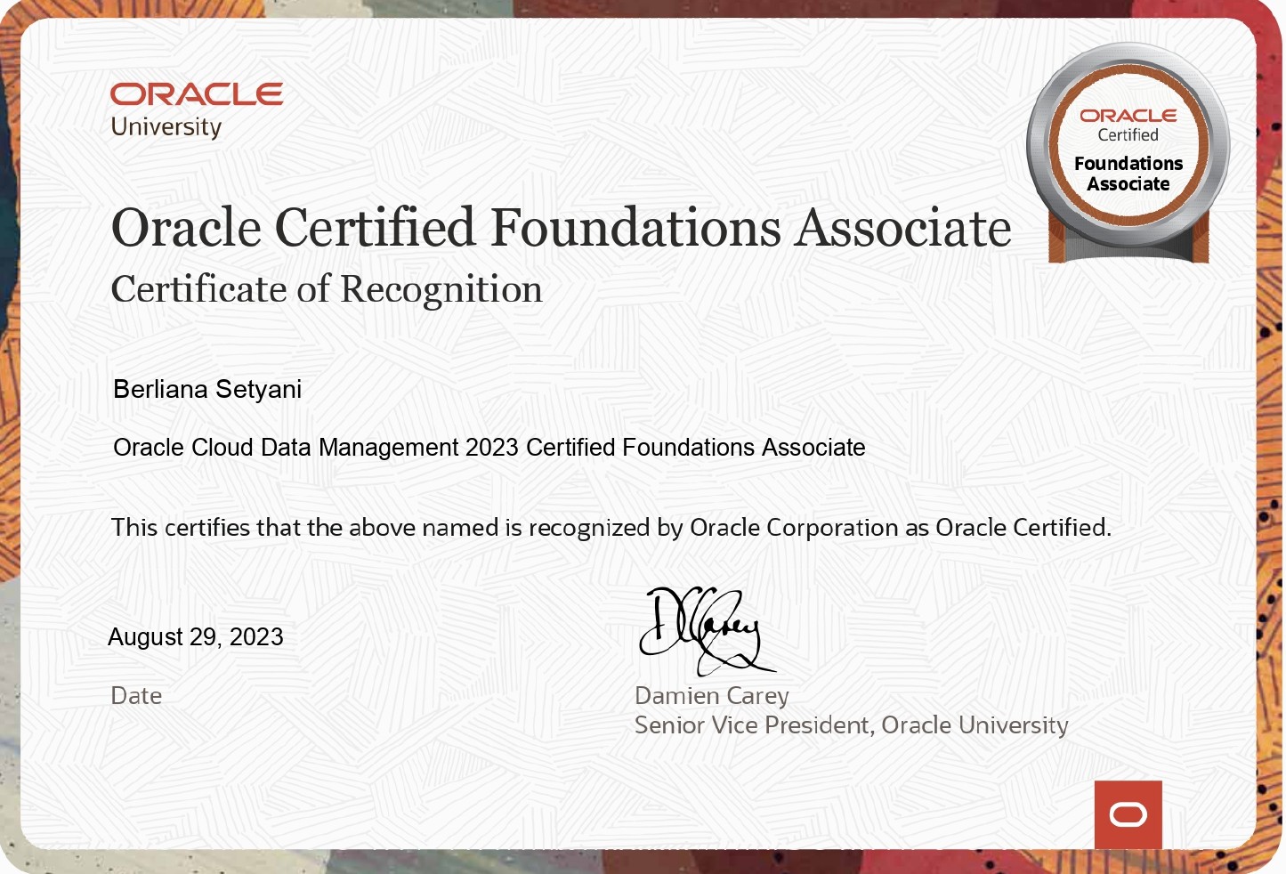 Oracle Cloud Data Management
